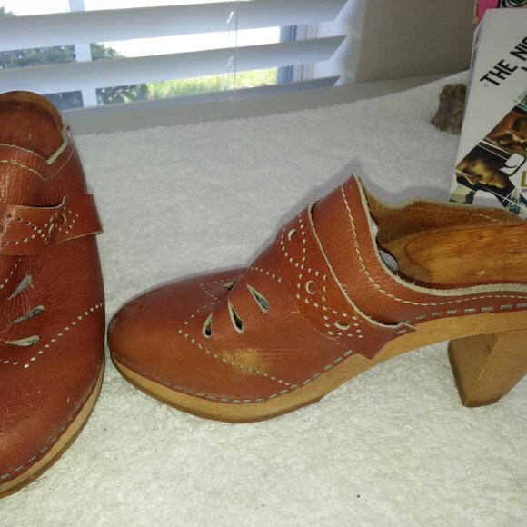 Cute Vintage Swedish MIA Clogs 1980s Women's - Picture 5 of 11
